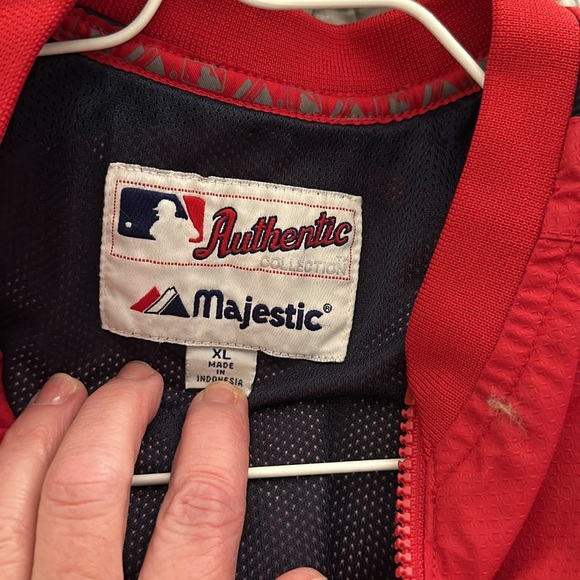 Authentic majestic Red Sox pullover jacket - Picture 4 of 5